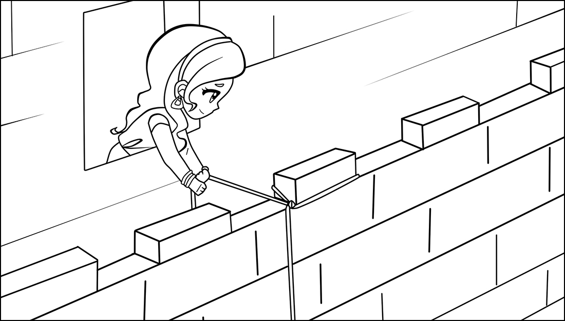 rahab and the spies coloring pages - photo #24