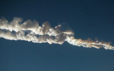 The meteor that struck Russia Feb. 15 injured more than 1,000 people. Is it a small foretaste of what is to come? (Wikimedia Commons, photo by Nikita Plekhanov)