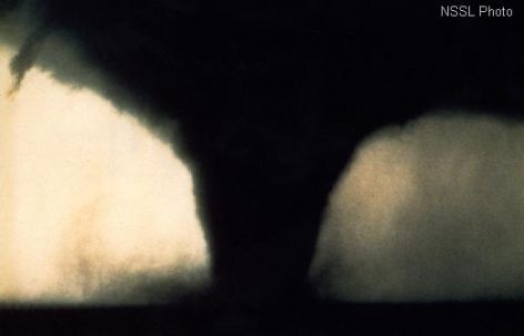 Deadly Tornadoes (NOAA photo from Wikimedia Commons)
