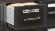 Photo of a file drawer with the label Complaints, to illustrate the article How to “Do All Things Without Complaining”