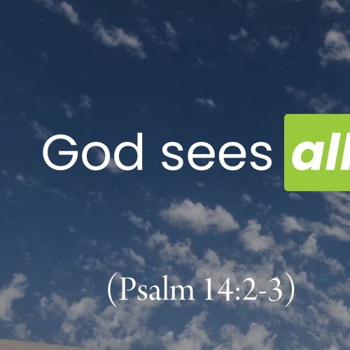 God Sees All (Psalm 14:2-3)