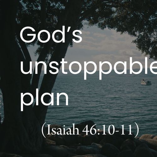 God’s Unstoppable Plan (Isaiah 46:9-11)