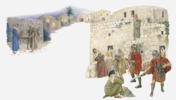 Artist's conception of the slaughter of the innocents by Herod the Great to illustrate the article Herod the Great