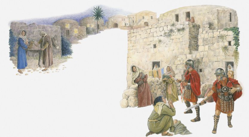 Artist's conception of the slaughter of the innocents by Herod the Great to illustrate the article Herod the Great