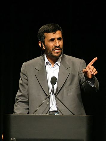 Iranian President Mahmoud Ahmadinejad called Israel “a cancerous tumor” that will “soon be excised.” (Wikimedia Commons photo by Daniella Zalcman)
