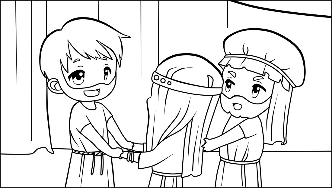 jacob and leah and rachel coloring pages