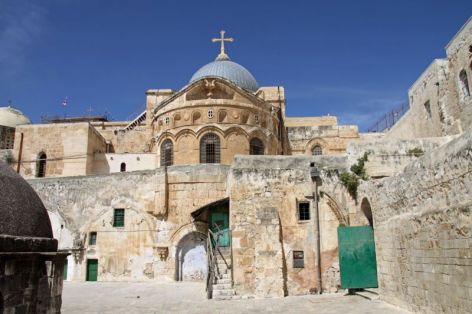 <p>Jerusalem: The Church of the Holy Sepulchre is shared by various Christian denominations.</p>