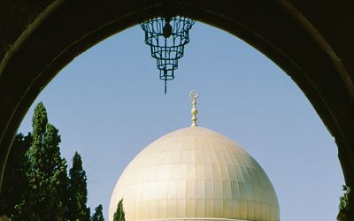 Dome of the Rock in Jerusalem. Whose capital will Jerusalem be?