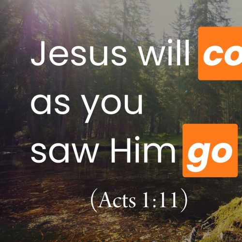 Jesus Will Come in Like Manner as You Saw Him Go (Acts 1:9-11)