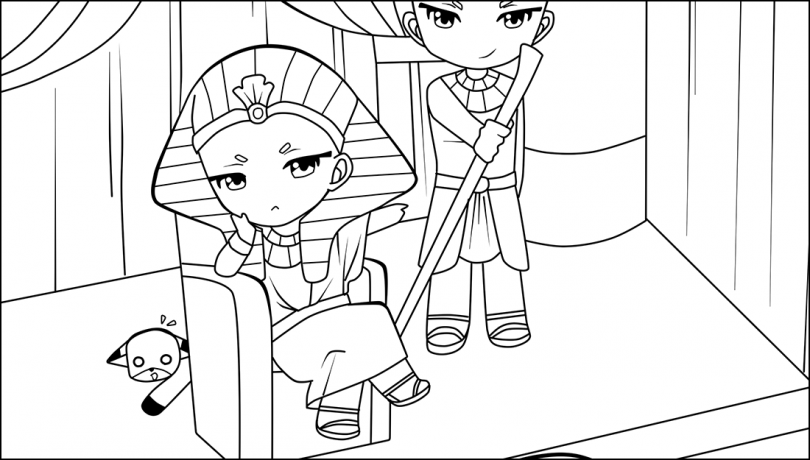 coloring pages for 10th plague of egypt