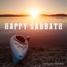 Happy Sabbath. The book of Hebrews tells us that “there remains therefore a rest for the people of God” (Hebrews 4:9). 