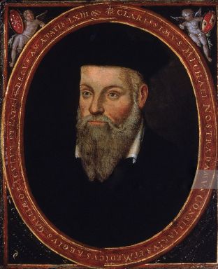 <p>A painting of Nostradamus by his son (credits: César de Notre-Dame, Public domain, via Wikimedia Commons).</p>