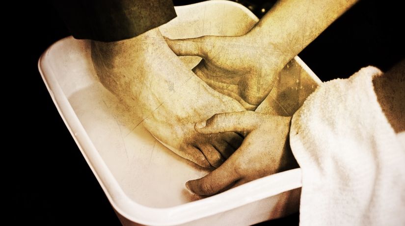 Passover and Forgiveness Foot Washing