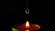 Photo of a small flame to illustrate the article Do Not Quench the Spirit.