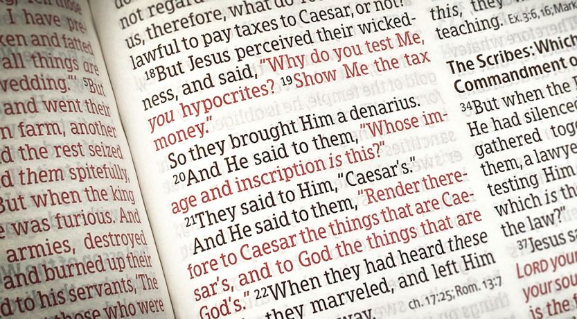 “Render Unto Caesar”: What Does God Say About Taxes? Matthew 22:18-21