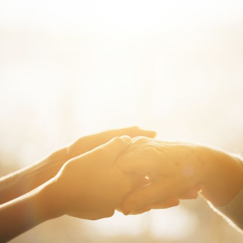 She Reaches Out Her Hands