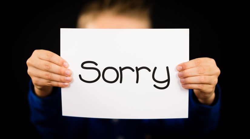 Learning to Say “Sorry”