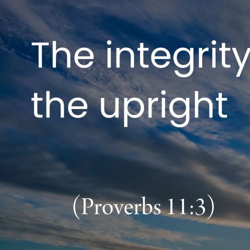 The Integrity of the Upright (Proverbs 11:3)