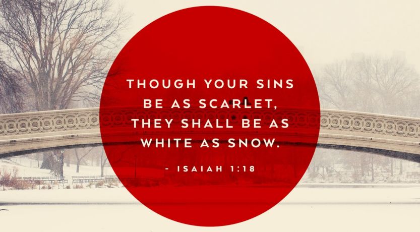 Though Your Sins Be as Scarlet, Isaiah 1:18