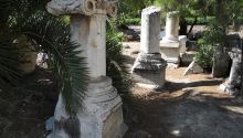 Pillars from ancient Thyatira (photo by Joel Meeker).