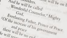 Photo of Bible text showing Isaiah 9:6 to illustrate the article, Why Is Jesus Called Everlasting Father?