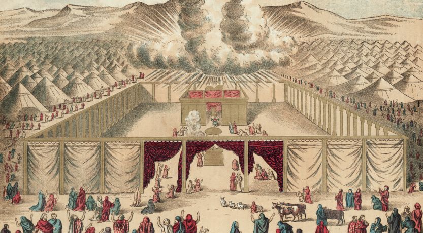 An artist's conception of the biblical tabernacle to illustrate the article Why Is Shiloh Important in the Bible?