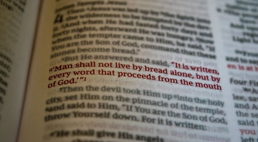 Every Word That Comes From the Mouth of God