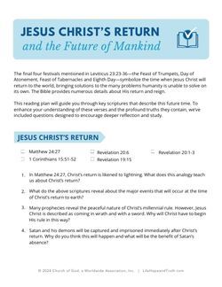 Jesus Christ’s Return and the Future of Mankind