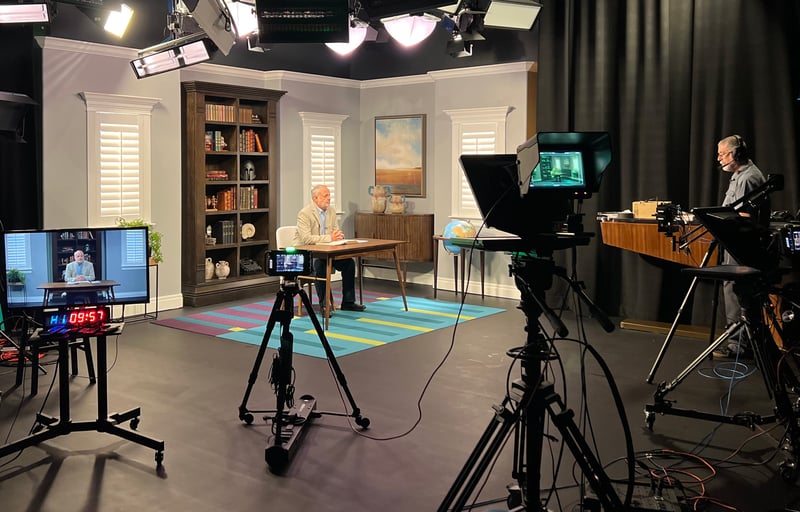 <p>The set of the <em>Life, Hope & Truth Presents</em> video program, a companion to <em>Discern </em>magazine also produced by the Church of God, a Worldwide Association.</p>