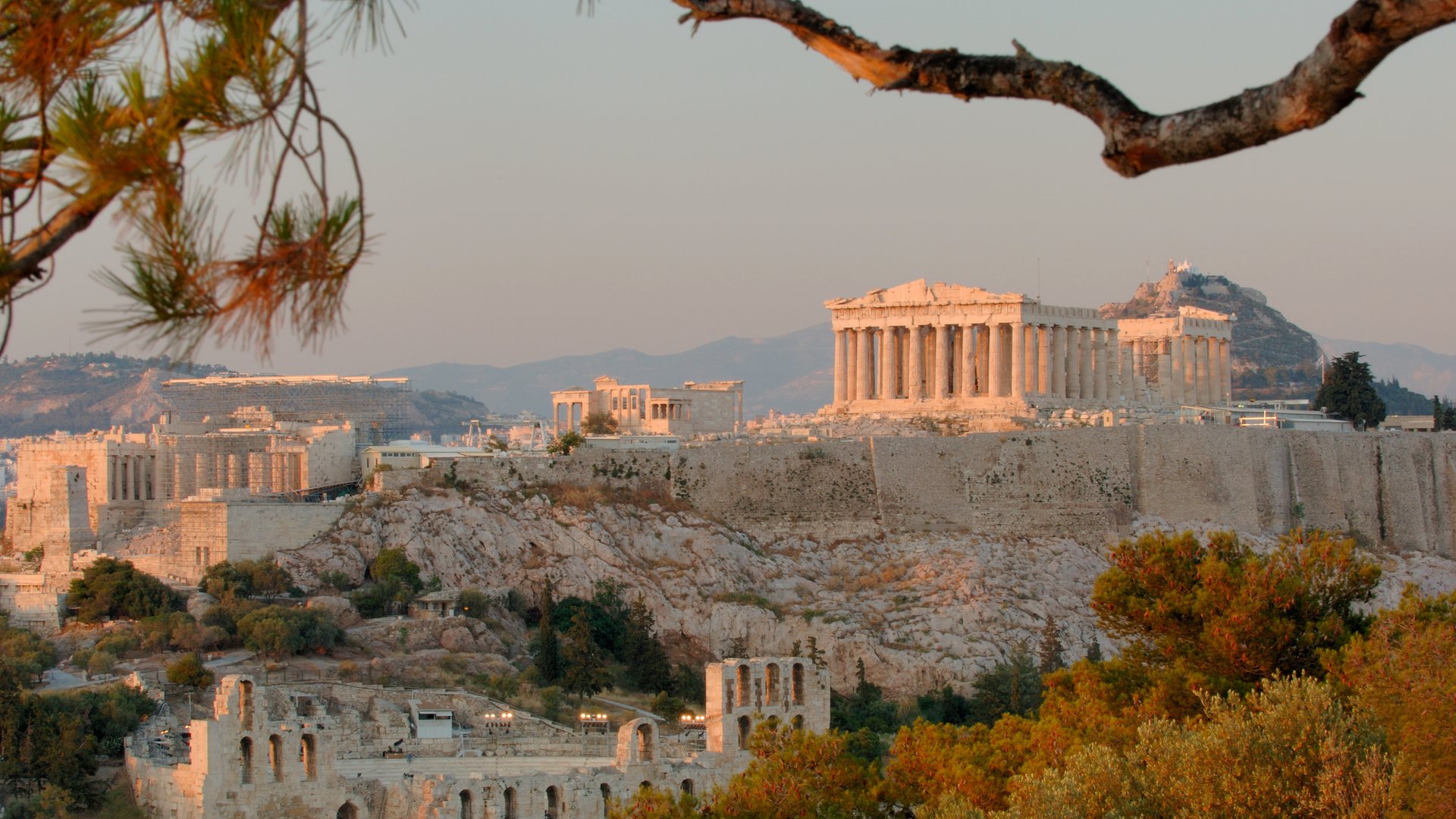 Photo of Athens where Paul preached to illustrate the article  What Does “in Him We Live and Move and Have Our Being” Mean?