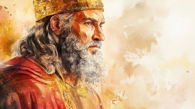 Artwork of King Solomon to illustrate the article Lessons From the Rise and Demise of King Solomon