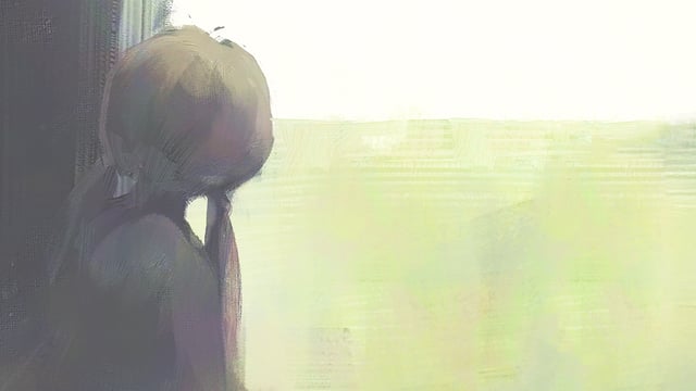 Illustration of person looking out a window to illustrate the article 