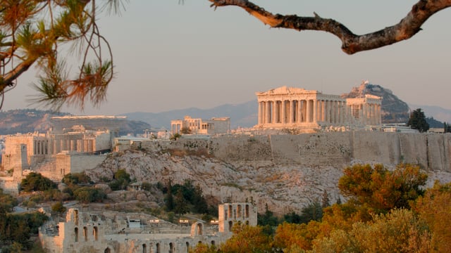 Photo of Athens where Paul preached to illustrate the article  What Does “in Him We Live and Move and Have Our Being” Mean?