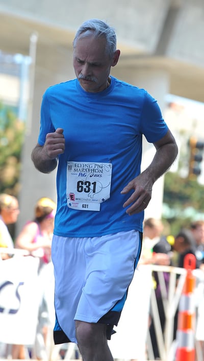 <p>Mike pushes&nbsp;through the wall.</p>