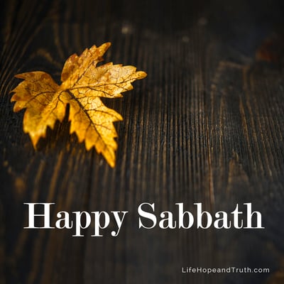 Happy Sabbath