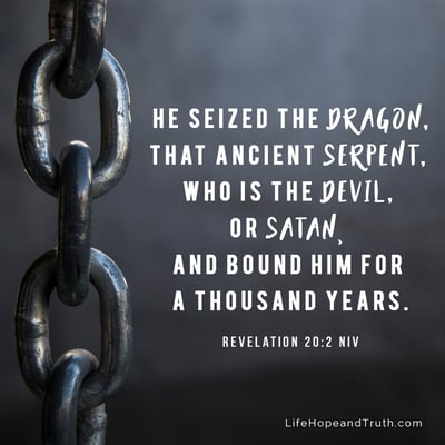 He seized the dragon, that ancient serpent, who is the devil or Satan, and bound him for a thousand years.