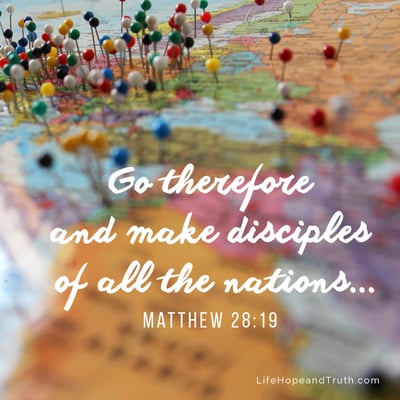 Go therefore and make disciples of all the nations...