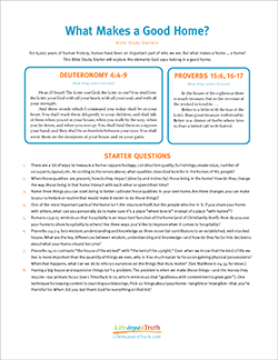 What Makes a Good Home?