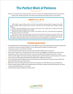 The Perfect Work of Patience