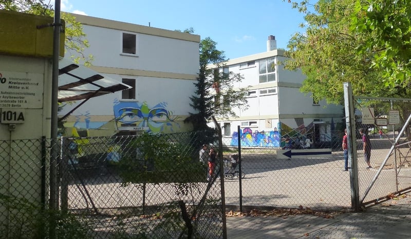 <p>Refugee housing in Germany.</p>