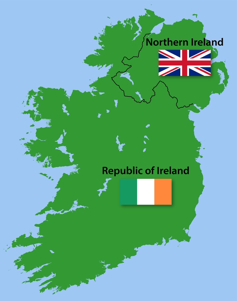 Map of Ireland