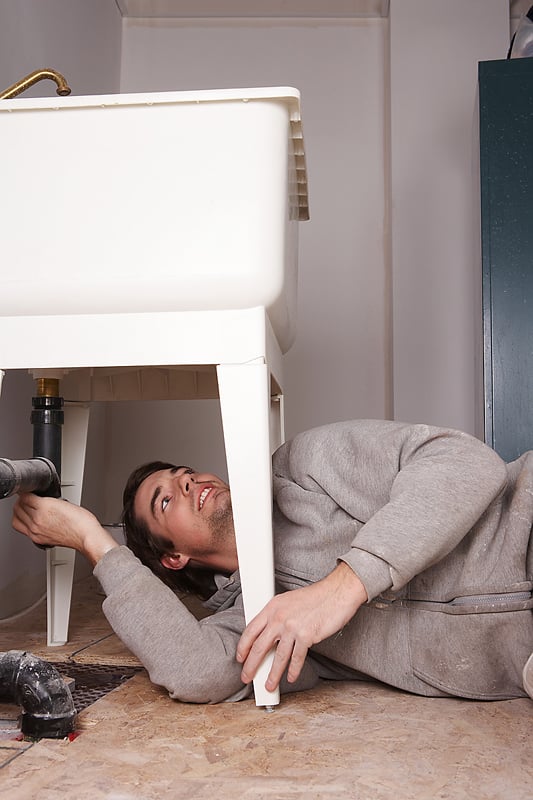 When working under the sink or in changing your life, it's good to make sure you're going the right direction.