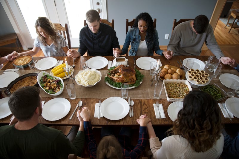 <p>The American Thanksgiving was originally proclaimed to give thanks to Almighty God, the Author of all the good we enjoy.</p>