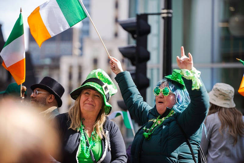 St. Patrick's Day Parade Onlookers