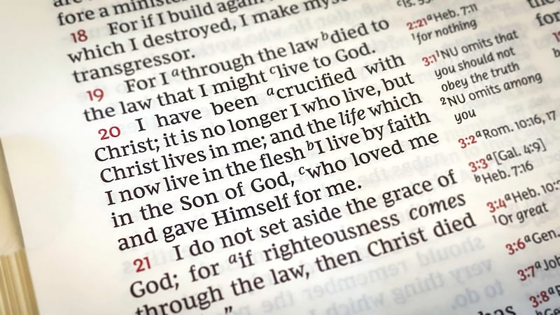 What Is the Meaning of Galatians 2:20?