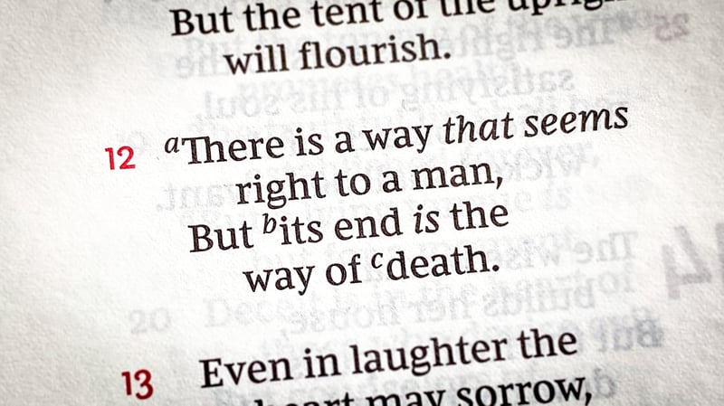 Proverbs 14:12