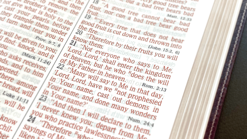 “Not Everyone Who Says to Me ‘Lord, Lord’ …”