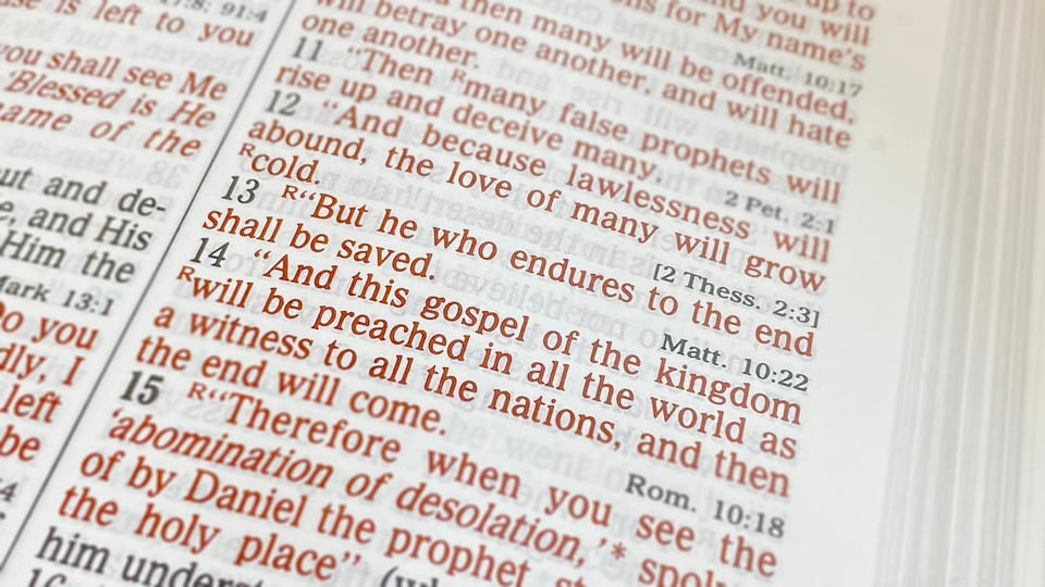 What We Must Endure to the End