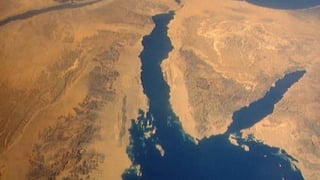 Egypt and the Sinai Peninsula from space (NASA photo).