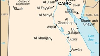What's Unfolding in Egypt? (map from CIA World Factbook)